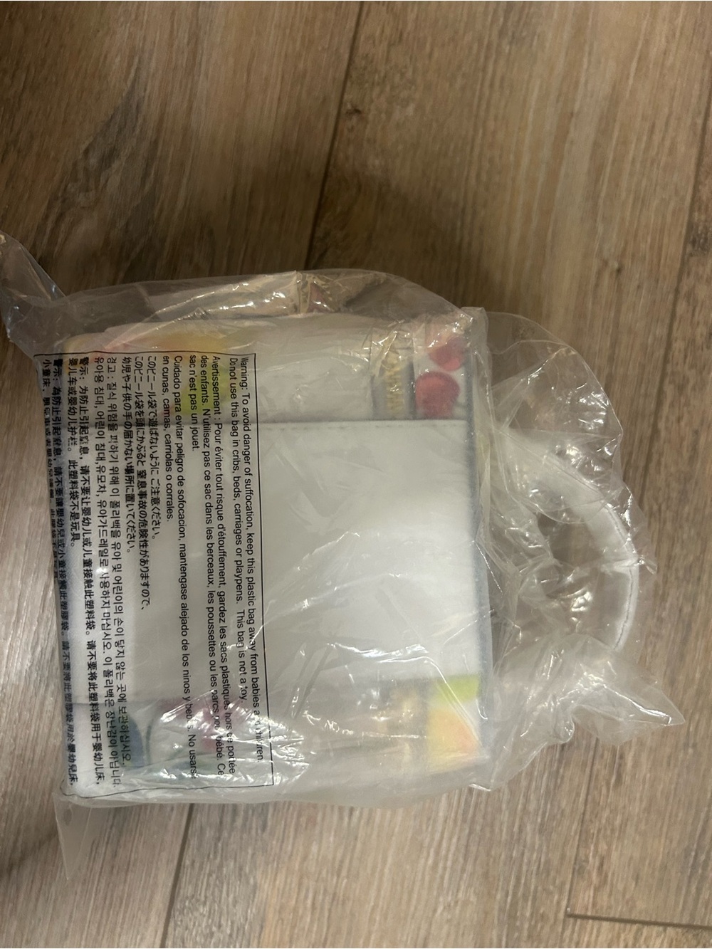 Michael Kors Optic White Mini Bag with Yellow and Pink Citrus Print - Picture 9 of 11
